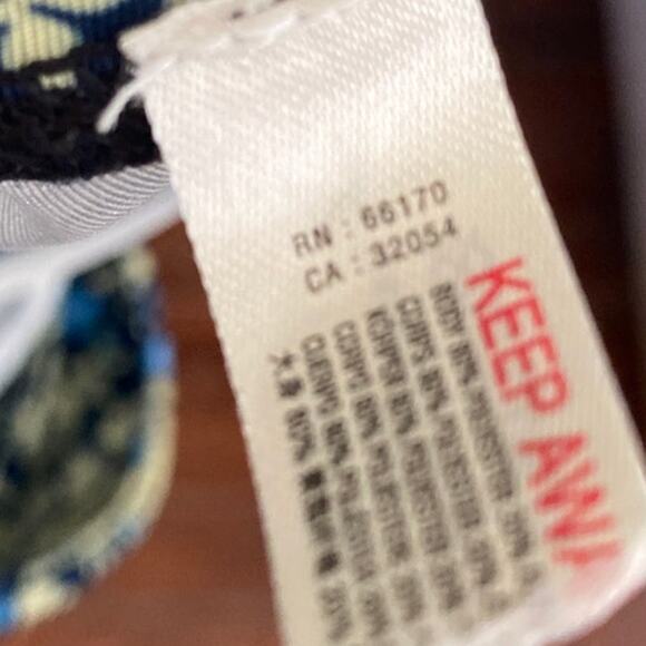 Free People Loose Control Wrap Leggings Floral Large Daisy Blue Green Yellow GUC - Picture 12 of 13